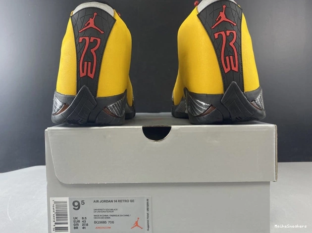 MaikeSneakers UNIVERSITY AIR GOLD BQ3685-706 RETRO 14 JORDAN 0804